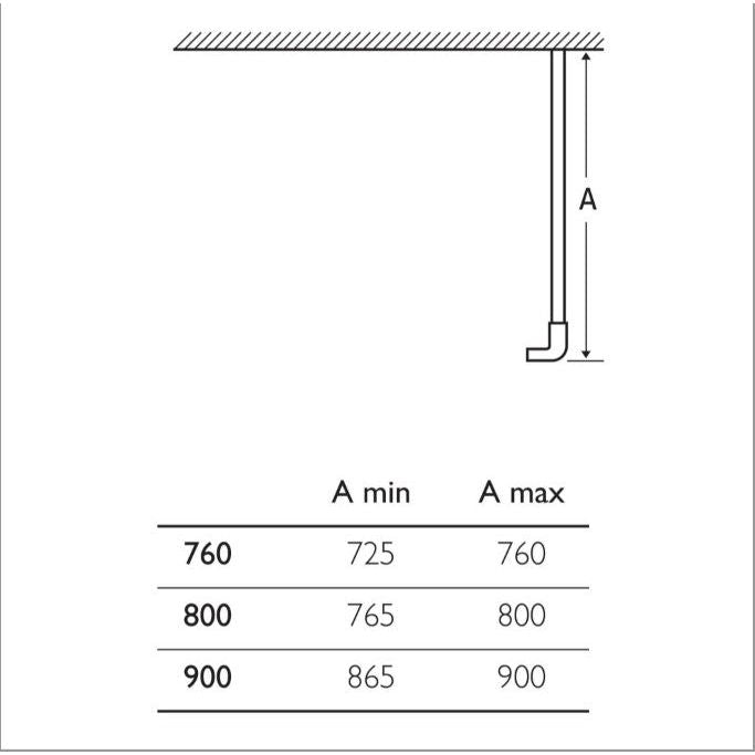 Navy 900mm Side Panel Only