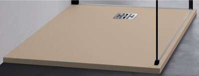 Novellini Novomatt Shower Tray 1600x1000x30mm - Dove Grey Stone