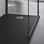Novellini Novomatt Shower Tray 1400x1000x30mm - Anthracite Black Stone