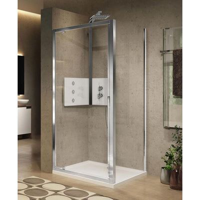 Novellini LUNES 2.0 G Pivot shower door in White