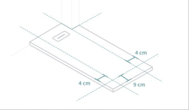 Novellini Novosolid Shower Tray 1200x700mm - Matt Black