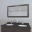 RAK Washington 1200mm 4-Door Floor Standing Vanity Unit Inc Black Marble Top & Splashback