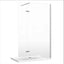 Roman Wetroom Walk in Glass Screens with Hinged Panel - 700 + 350mm