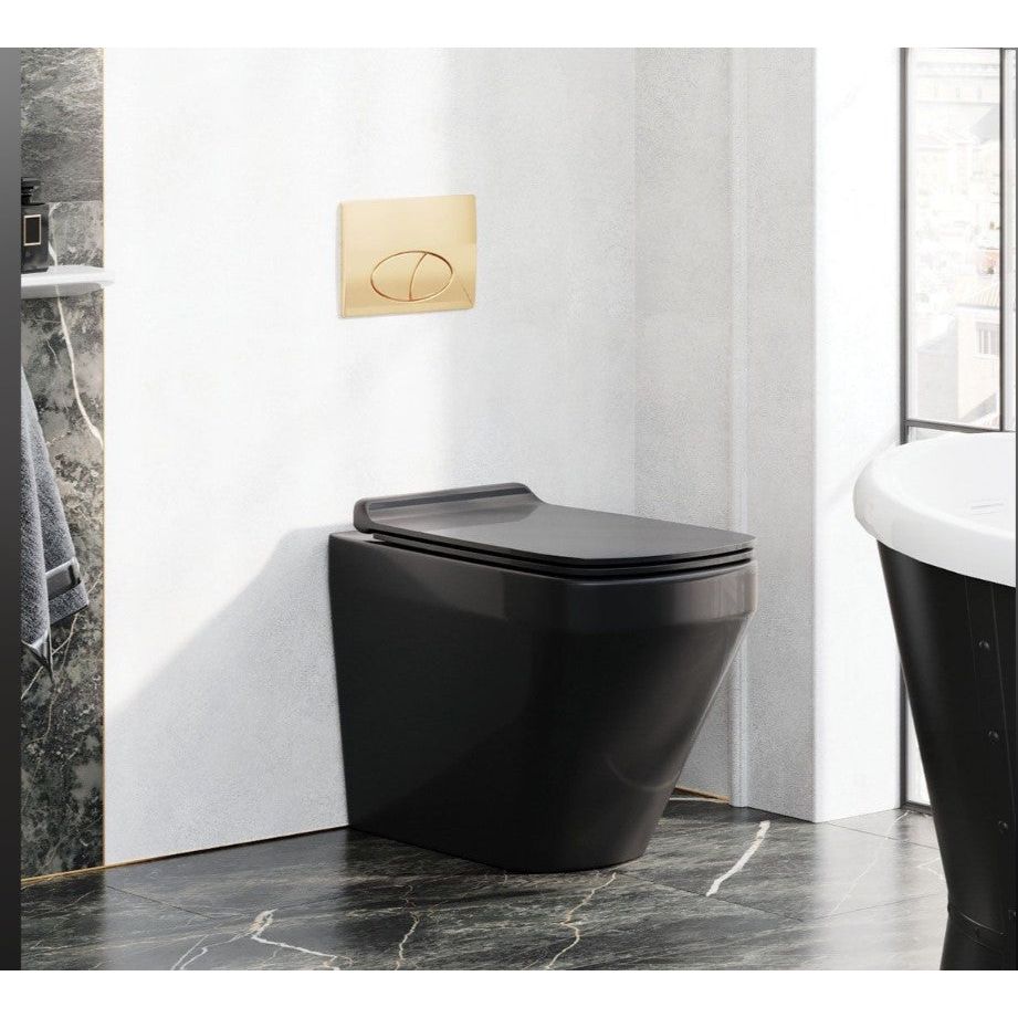 Ruth Black Toilet and Basin Suite