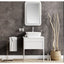 Sarah 650mm Vanity Unit in Matt White inc worktop with no tap holes