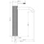Chelsea Textured Tall Basin Tap - Satin Bronze