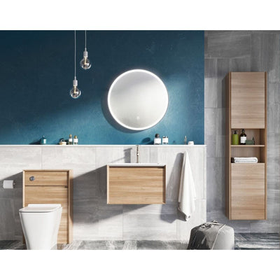 Tawny Wall Hung Storage Unit in Natural Oak