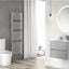 Venice Wall Mounted Vanity Unit Concrete & White Resin Basin 600mm