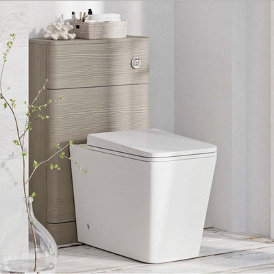 Elsa WC Unit in Textured Stone Grey