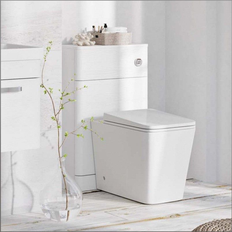 Elsa WC Unit in Textured White