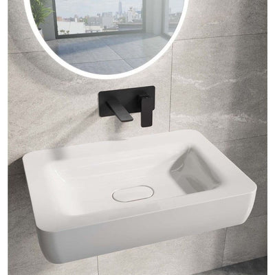 Liberty Black Wall Mounted Basin Mixer Tap