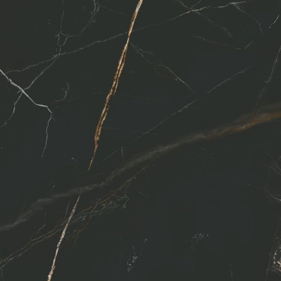 Zenith 12mm Compact Laminate Worktops - Don Tello Marble - Traceless Premium - Black Core