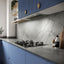 Zenith 12mm Compact Laminate Worktops - Marmo Grigio - Extra Matt - Dark Grey Core