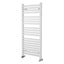 Delta 1200 x 500mm Double Layer Heated Towel Rail - White