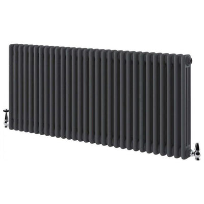 Nevada Grey Triple Horizontal Column Radiator - 600x1370mm