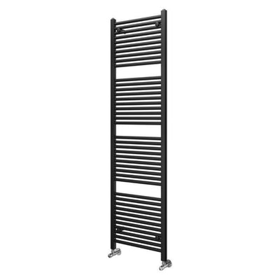 North Carolina 1800 x 400mm Heated Towel Rail – Matt Black