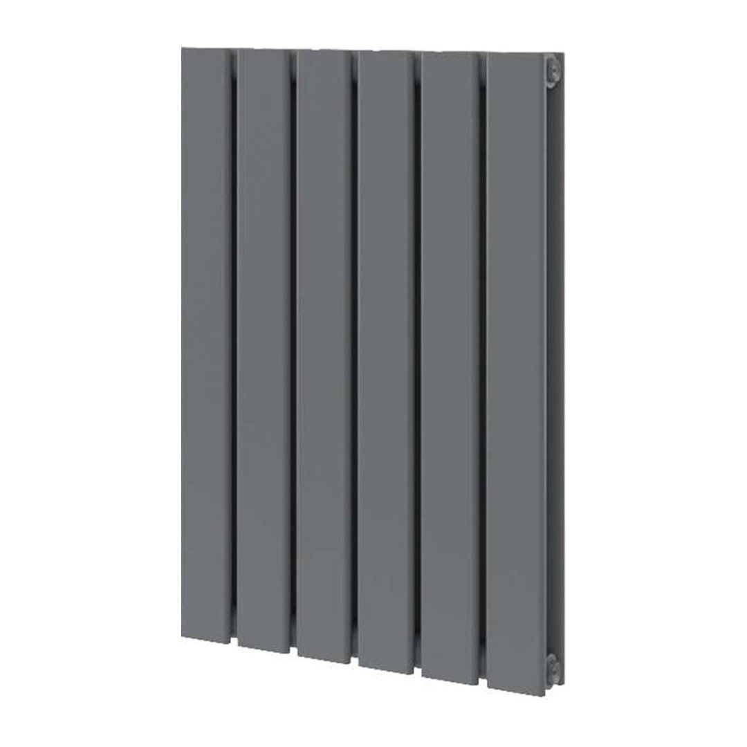 Michigan Grey Double Horizontal Flat Panel Radiator - 600 x 408mm ...