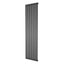 Michigan Grey Single Vertical Flat Panel Radiator - 1800x475mm