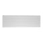Michigan White Double Horizontal Flat Panel Radiator - 612x1200mm