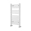 Delta 800 x 400mm Double Layer Heated Towel Rail - White