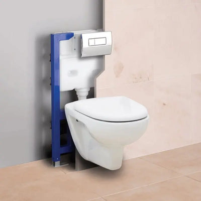 820 Concealed Cistern & Mounting Frame inc Chrome Flush Plate