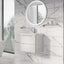 Montana 600mm Wall Hung Vanity Unit in Gloss White & Link Resin Basin