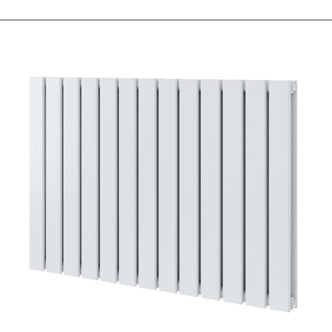 Michigan White Double Horizontal Flat Panel Radiator - 600 x 952mm