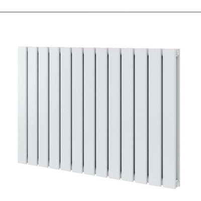 Michigan White Double Horizontal Flat Panel Radiator - 600 x 952mm