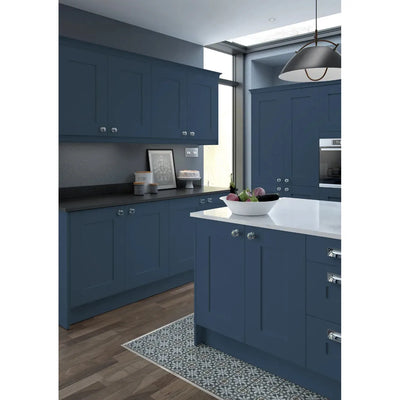 Matt Smooth Shaker Sea Blue Kitchen Units -All Sizes