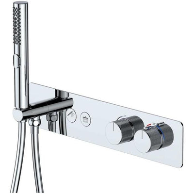 Ajo Thermostatic Dual Outlet Concealed Valve With Handset