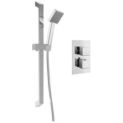 Arkansas Single Outlet Concealed Valve & Square Slide Rail Kit
