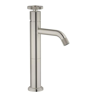 Alpha Brushed Nickel Tall Basin Mixer Tap