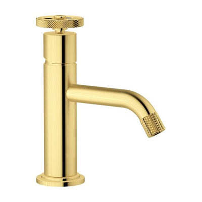 Alpha Brushed Gold Basin Mixer Tap