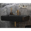 Anna 700mm Black Wall Hung Basin