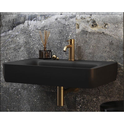 Anna 700mm Black Wall Hung Basin