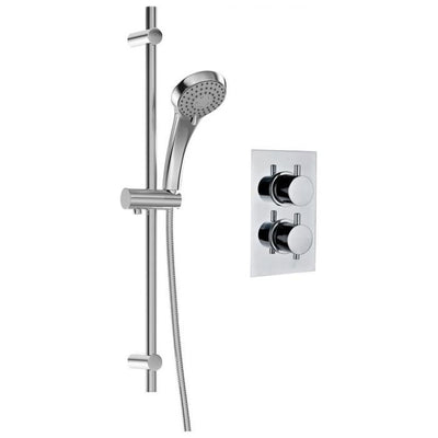 Arkansas Single Outlet Concealed Valve & Round Slide Rail Kit