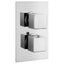 Arkansas Single Outlet Square Concealed Shower Valve