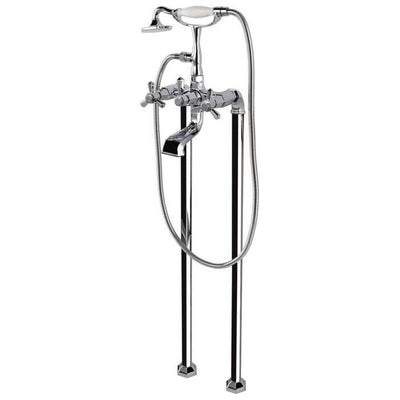 Avondale Floor Standing Bath Shower Mixer Tap - Chrome