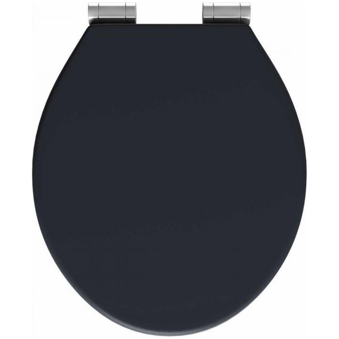Universal Soft Closing Toilet Seat - Black
