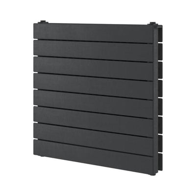 New Mexico Black Horizontal Convector Radiator - 600x800mm