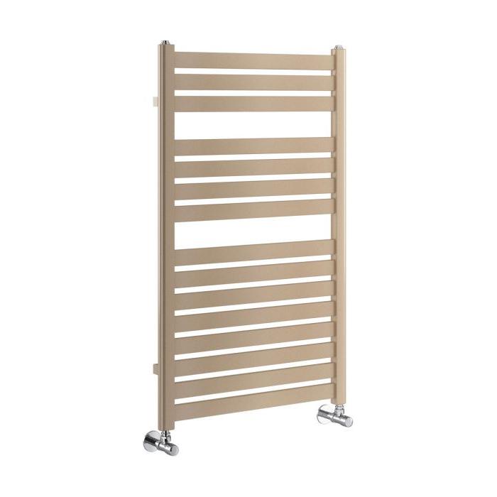 Pennsylvania 1000 x 600mm Heated Towel Rail – Brown Metallic