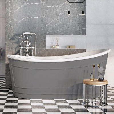 Carrick Freestanding Acrylic Bath - 1676x900mm