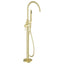 Chelsea Freestanding Textured Bath Tap - Champagne Gold