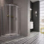 Clover Twin Sliding Door Quadrant Enclosure Door - 1000 x 800mm