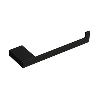 Cube Matt Black Toilet Roll Holder