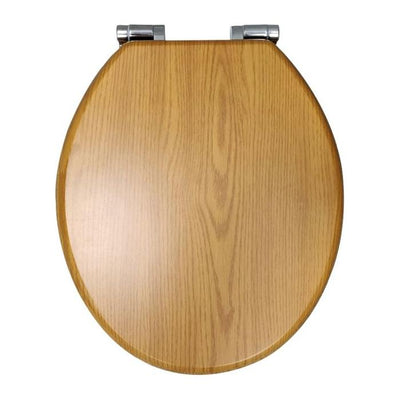 Elizabeth Traditional Oak Soft Close Toilet Seat