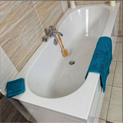 Evolve Double Ended Reinforced Acrylic Bath – 1800 x 800mm