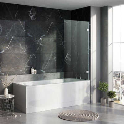 Evelyn Hinged Bath Screen