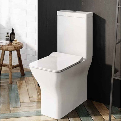 Florida Close Coupled Rimless Toilet & Soft Close Seat