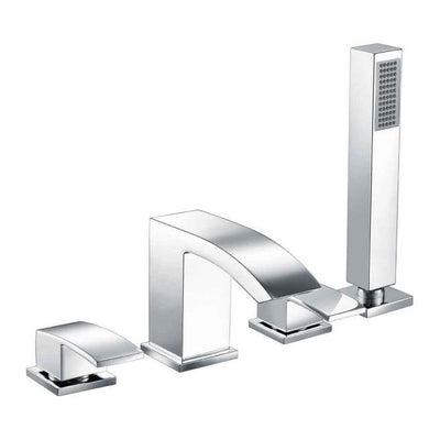 Focus Deck Mounted 4 Hole Bath Shower Mixer Tap